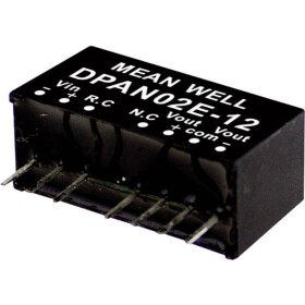 MEAN WELL DPAN02C-05 DC / DC menič napätia, modul 200 mA 2 W Počet výstupov: 2 x; DPAN02C-05