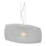 Luxera SKYCRISTALL závesné svietidlo E27 biela / 100W / IP20 (SKL000393318)