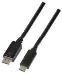 LogiLink USB-C (M) - DisplayPort 1.2 (M) / Kábel / 4K UHD / 60 Hz / 3 m (UA0336)