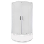 KERRA - Sprchovací kút Malibu 80 GL s vaničkou 5907548118769