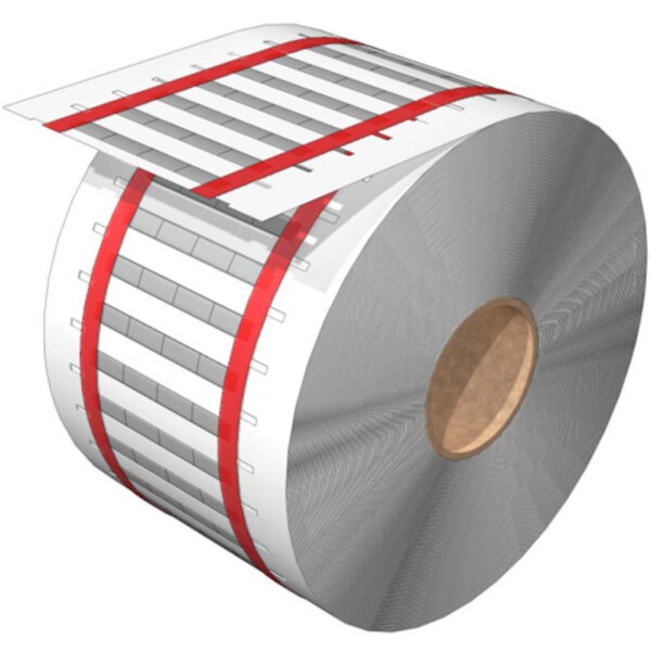 Weidmüller 2526030000 HS 0.8-2.4/12 MM W označovač zmršťovacích bužírok Druh montáže: nasunutie Potlačiteľná plocha: 5 x 12.70 mm biela Počet markerov: 4000; 2526030000