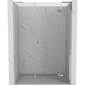 MEXEN/S - Mist-H L sprchové dvere krídlové pravé 120, transparent, chróm 8A5L-120-001-01-00-P