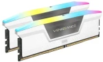 Corsair Vengeance RGB 64GB (2x32GB) 5600MHz biela / DDR5 / PC5-44800 / CL40-40-40-77 / 1.25V (CMH64GX5M2B5600C40W)