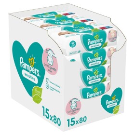 Pampers Fresh Clean Baby dětské čisticí ubrousky 15 balení = 1200 čisticích ubrousků