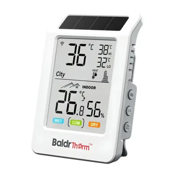 RainPoint BALDRTHERM HCS596WB / Termohygrometer / Wi-Fi / Bluetooth / solárne napájanie (HCS596WB)