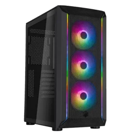 Silverstone Fara 511Z čierna / ATX / 2x USB-A 3.0 / 3x 120mm ARGB / bez zdroja / priehľadná bočnica (SST-FA511Z-BG)