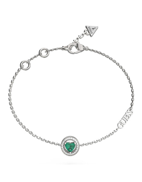 Guess Nežný oceľový náramok so zirkónmi M`ama Non M`ama JUBB04668JWRHEM 17 cm