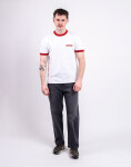 Carhartt WIP S/S Ip Ringer T-Shirt White/Red/Red M