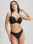 Vystužená podprsenka Cleo Faith Moulded Plunge noir 10666