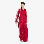 Mikina adidas Pinstripe Firebird Loose Tracktop Team Victory Red/ White/ Team Victory Red XL
