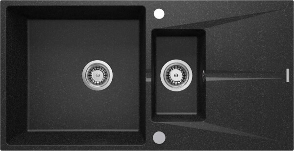 DEANTE DEANTE - Corio graphite Granitový drez, 1,5-miska s odkvapkávačom ZRC_2513