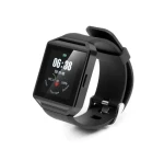 Technaxx TG-SW2HR TrendGeek Smartwatch čierna / krokomer / spálené kalórie / tepová frekvencia / monitoring spánku (TX0440)