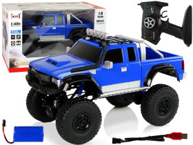 Mamido Auto Off-Road R/C 2.4G Horolezecké auto 1:8 Modrá 4x4