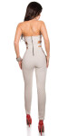 Sexy Koucla bandeau jumpsuit rhinestones