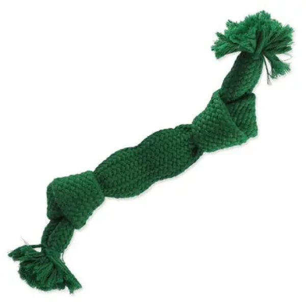 Dog Fantasy Hračka - uzol pískací zelená 2 knôty 35cm (124-13243)