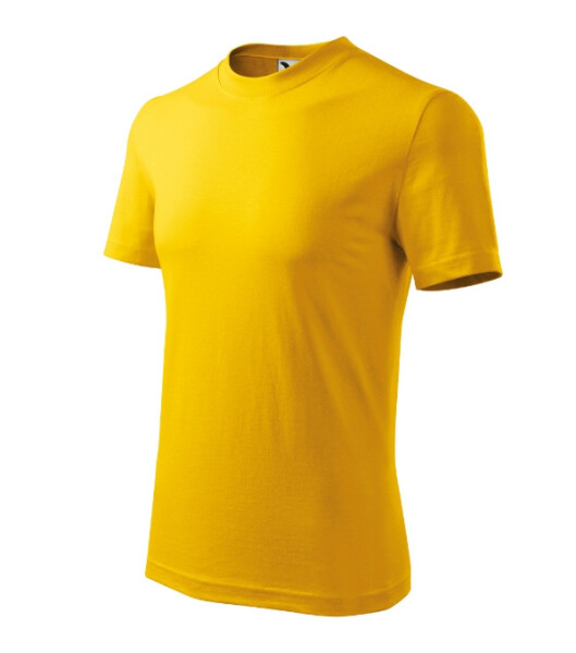 Ťažké tričko unisex žlté L