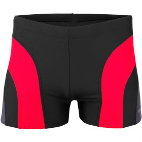 Pánske plavky Sykes M sykes-men-01 – Crowell 3XL černá s červenou