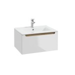 Kúpeľňová skrinka pod umývadlo Naturel Stilla 60x30x45 cm biela STILLAD06007 STILLAD06007