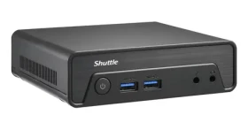 Shuttle NE10N / Mini PC barebone / Intel N100 / SO-DIMM DDR4 / M.2 SSD / pasívne chladenie (PFB-NE10N101)