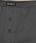 Pánske boxerky Atlantic 2BMB-003 A'2 černošedá melanž M