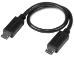 StarTech Micro-USB čierna / Kábel / Micro-USB / 20 cm / USB 2.0 (UUUSBOTG8IN)