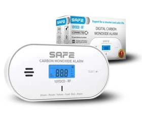 SAFE 10YDCO-RF - Bezdrôtovo prepojiteľný hlásič oxidu uhoľnatého (CO) FireSafe (SAFE10YDCO-RF)