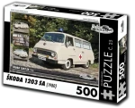 RETRO-AUTA Puzzle č. 25 Škoda 1203 SA (1980)