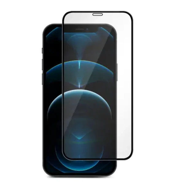 ESTUFF Titan Shield / Ochranné sklo / Apple iPhone 12/12 Pro / Temperované sklo / Plne nalepovacie (ES501153)