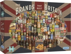 GIBSONS Puzzle Značky, ktoré vybudovali Britániu
