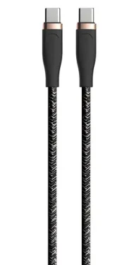 Devia Star Series čierna / USB kábel / USB-C - USB-C / 1.5 m (6938595387654)