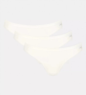 Dámske bavlnené nohavičky GO Daily Mini 3P - WHITE - biela 00GZ - SLOGGI WHITE M