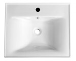 AQUALINE - SAVA 55 keramické umývadlo nábytkové 55x46cm, biela 2055
