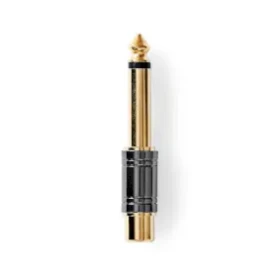 Nedis Mono audio adaptér jack 6.35 mm (M) - RCA (F) / pozlátený (CABW23935BKG)