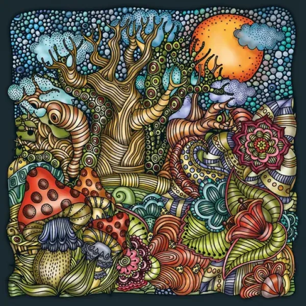 CURIOSI Štvorcové puzzle Palapeli: Zázračný les