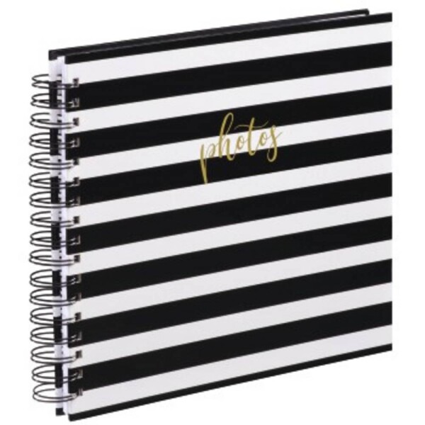 Hama 00003818 album sa špirálovú väzbou (š x v) 28 cm x 24 cm čierna, biela 50 Seiten; 3818