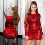 Sexy HOT Koucla Bodycon KylieLook Dress Perforated black Einheitsgroesse