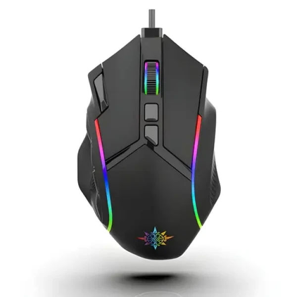 INCA IMG-351 čierna / Herná myš / optická / RGB / 12800 DPI / 12 tlačidiel / USB-A / 1,8 m (IMG-351)