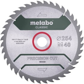 Metabo 628325000 pílový kotúč 254 x 30 x 1.6 mm Počet zubov (na palec): 40 1 ks; 628325000