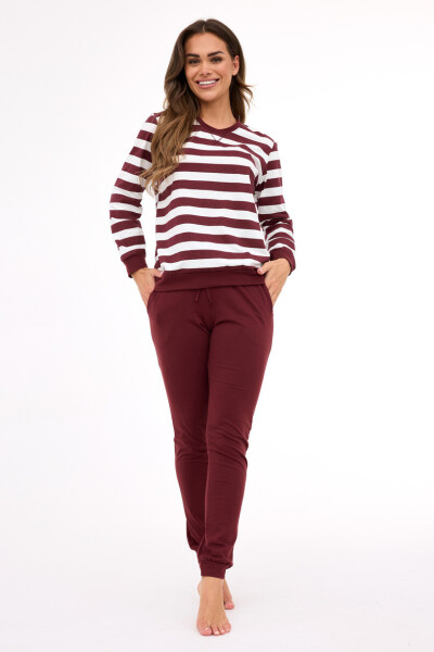 Dámske pyžamo MOLLY 3 635/468 Bordeaux s ecru - Cornette L bordó-ecru