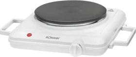 Bomann EKP 5027 CB biela / Elektrický jednoplatničkový varič / 1500 W / 180 mm (650270)