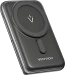 Vention FHNB0 čierna / Power Bank / 10000mAh / MagSafe / Bezdrôtové nabíjanie 20W / USB-C PD / LED displej (47322-0)