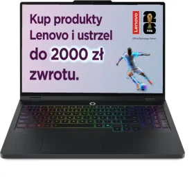 Lenovo Legion Pro 5 16ADR10 čierna / Notebook / 16" WQXGA OLED 240Hz / AMD RYZEN 9 8945HX / 32GB / 1TB SSD / RTX 5070 8GB (83LT001WPB)