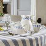 Strömshaga Kameninový hrnček Viola Leaf Blue 300 ml