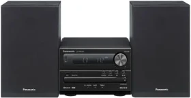 Panasonic SC-PM250EG-K čierna / mikrosystém / 20 W / CD-R amp; RW / MP3 / FM / BT / USB (SC-PM250EG-K)