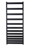 Instalprojekt - Kúpeľňový radiátor Belt - Pripojenie radiátora - Spodná pripojenie, Radiátory - Farebné prevedenie HL - Čierna, Rozmer radiátora HL - 600 × 1573 mm, výkon 667 W RADBEL601631