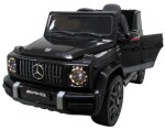 Mamido Elektrické autíčko Mercedes G63 s čiernym EVA penovým kolesom a mäkkou sedačkou, licencované