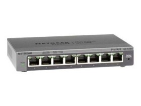 NETGEAR PLUS SWITCH 8xGbE/mngt. via PC utility / VLANs / IGMP / Rate Limiting (GS108E-300PES)