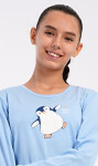 Detské pyžamo dlhé Penguin světle modrá 11 - 12