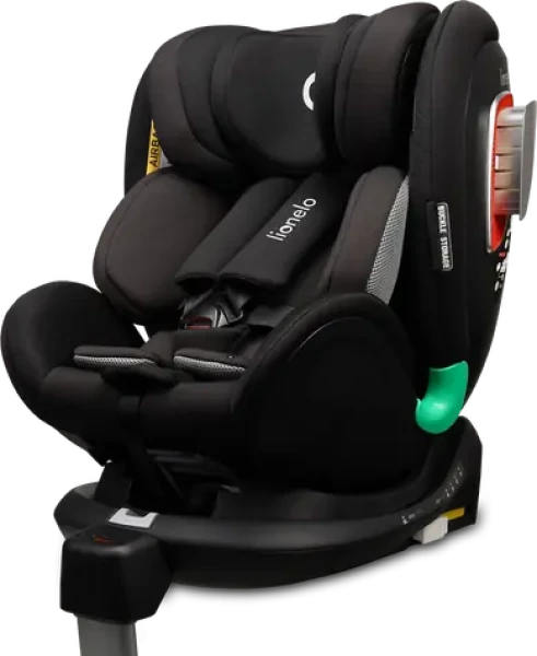 Lionelo Autosedačka Antoon PLUS Isofix 0-18 kg Black Onyx / 40-105 cm / čierna (LO-ANTOON PLUS BLAKC ONYX)