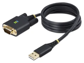 StarTech adaptér USB-A na RS232 DB9 / Adaptér / 1 m / FTDI IC / vymeniteľné skrutky / matice (1P3FFCB-USB-SERIAL)
